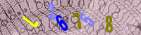 Blue Captcha Image