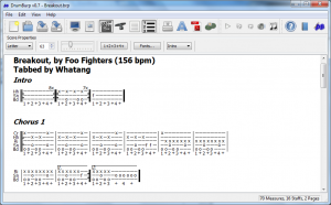 Lilypond export: before